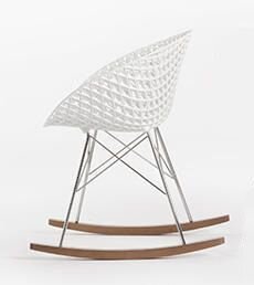 Smatrik Rocking Chair by Kartell Furniture Chairs